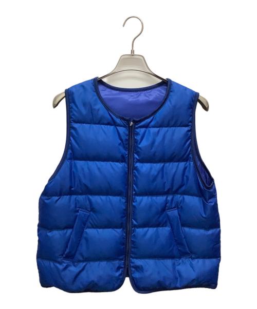 FRAMeWORK（フレームワーク）FRAMeWORK (フレームワーク) ダウンベスト付マウンテンパーカー ネイビー×ブルー サイズ:Fの古着・服飾アイテム