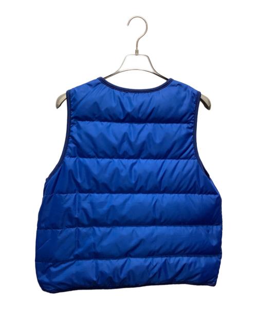 FRAMeWORK（フレームワーク）FRAMeWORK (フレームワーク) ダウンベスト付マウンテンパーカー ネイビー×ブルー サイズ:Fの古着・服飾アイテム