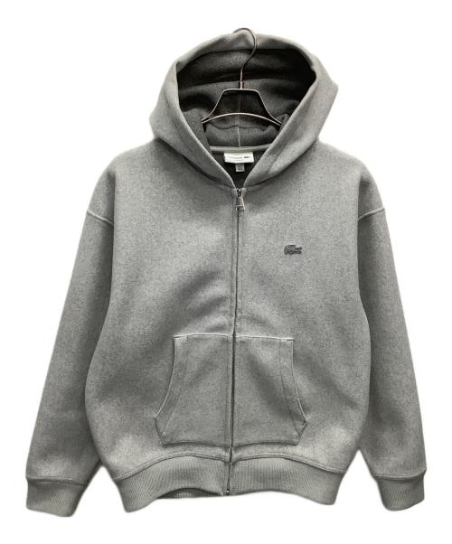 LACOSTE（ラコステ）LACOSTE (ラコステ) フランネルジップフーディー グレー サイズ:Sの古着・服飾アイテム