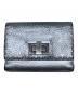 中古・古着 FENDI (フェンディ) 2つ折り財布 シルバー：12000円