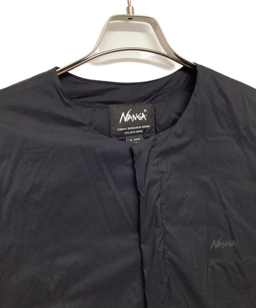 NANGA（ナンガ）NANGA (ナンガ) URBAN RESEARCH DOORS (アーバンリサーチドアーズ) 厚手カーディガン ブラック サイズ:Mの古着・服飾アイテム