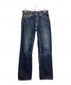 TRUE RELIGIONトゥルー レリジョン）の古着「デニムパンツ」｜インディゴ