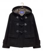 BURBERRY BLUE LABELバーバリー ブルー レーベル）の古着「ダッフルコート」｜ブラック