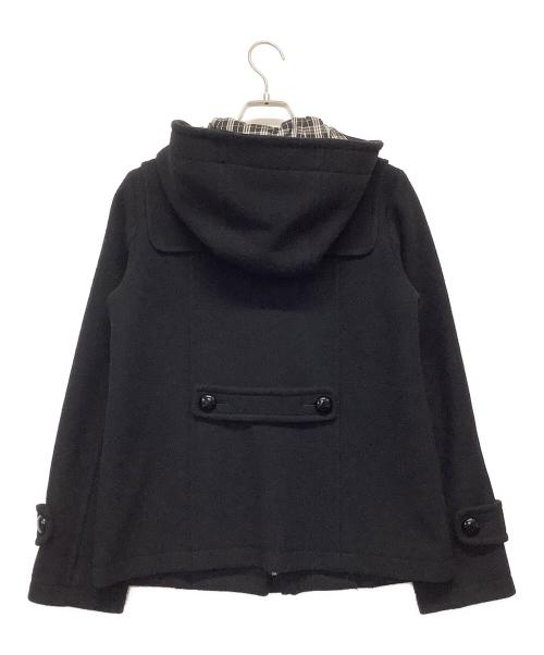 BURBERRY BLUE LABEL（バーバリー ブルー レーベル）BURBERRY BLUE LABEL (バーバリー ブルー レーベル) ダッフルコート ブラック サイズ:Mの古着・服飾アイテム