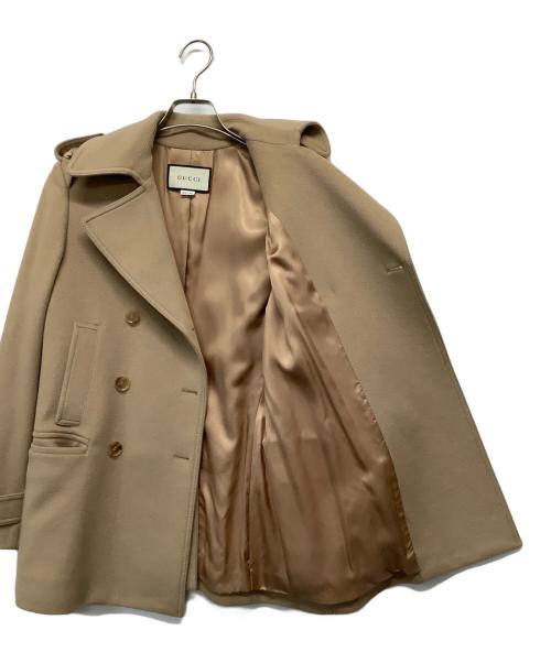 GUCCI（グッチ）GUCCI (グッチ) ハーフコート ベージュ サイズ:40の古着・服飾アイテム