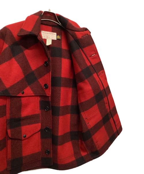 FILSON（フィルソン）FILSON (フィルソン) マッキーノジャケット レッド サイズ:38の古着・服飾アイテム