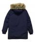 POLO RALPH LAUREN (ポロ・ラルフローレン) ファー付ダウンコート ネイビー サイズ:S：18000円
