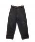 COMOLI（コモリ）の古着「ベルテッドデニムパンツ」｜ブラック