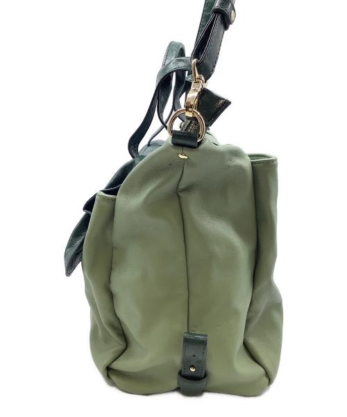 ART/BERG（アートバーグ）ART/BERG (アートバーグ) 2WAYバッグ グリーンの古着・服飾アイテム