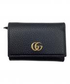 GUCCIグッチ）の古着「3つ折り財布」｜ブラック