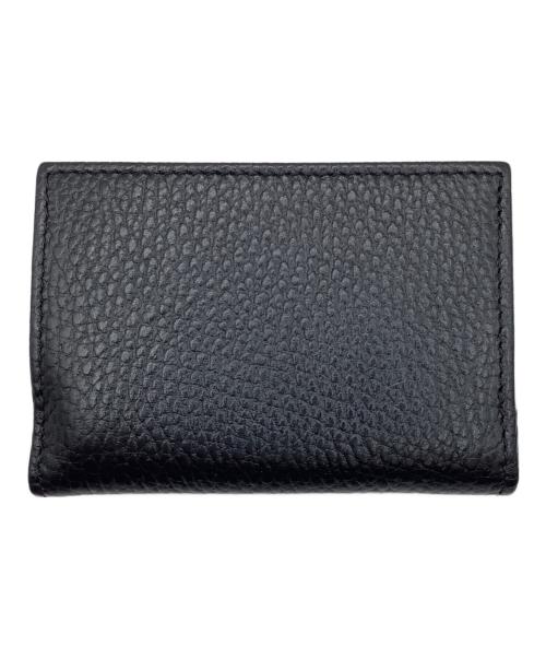 GUCCI（グッチ）GUCCI (グッチ) 3つ折り財布 ブラックの古着・服飾アイテム