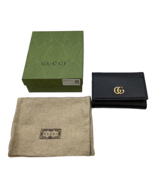 GUCCI（グッチ）GUCCI (グッチ) 3つ折り財布 ブラックの古着・服飾アイテム