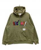 SUPREME×WTAPSシュプリーム×ダブルタップス）の古着「SICEM!!パーカー」｜グリーン