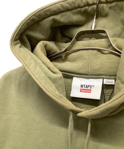 SUPREME（シュプリーム）SUPREME (シュプリーム) WTAPS (ダブルタップス) SICEM!!パーカー グリーン サイズ:Lの古着・服飾アイテム