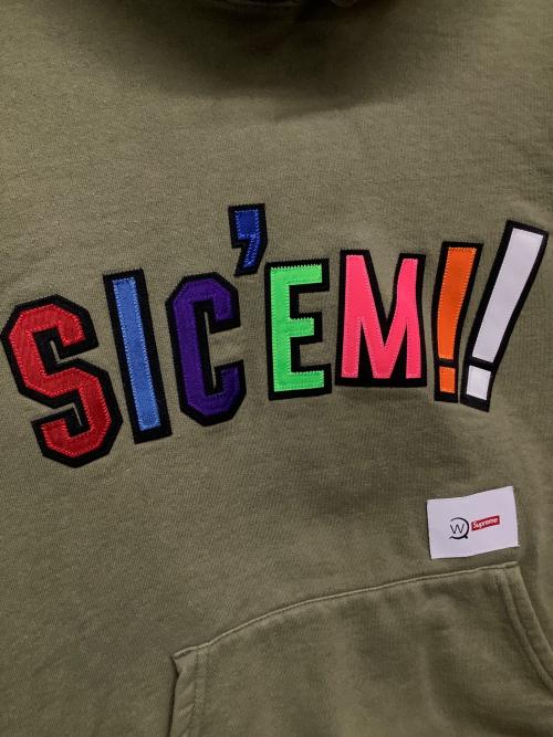 SUPREME（シュプリーム）SUPREME (シュプリーム) WTAPS (ダブルタップス) SICEM!!パーカー グリーン サイズ:Lの古着・服飾アイテム