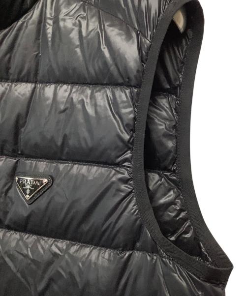 PRADA（プラダ）PRADA (プラダ) ダウンベスト ブラック サイズ:52の古着・服飾アイテム