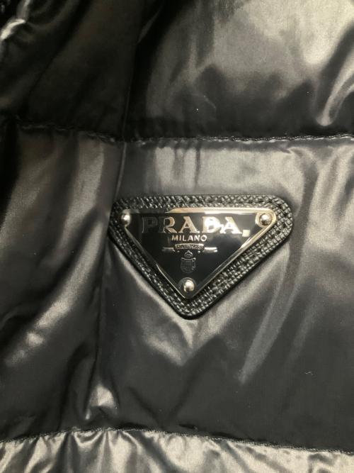 PRADA（プラダ）PRADA (プラダ) ダウンベスト ブラック サイズ:52の古着・服飾アイテム