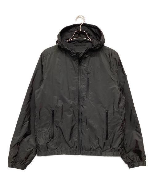 PRADA（プラダ）PRADA (プラダ) ジップアップパーカー ブラック サイズ:Lの古着・服飾アイテム