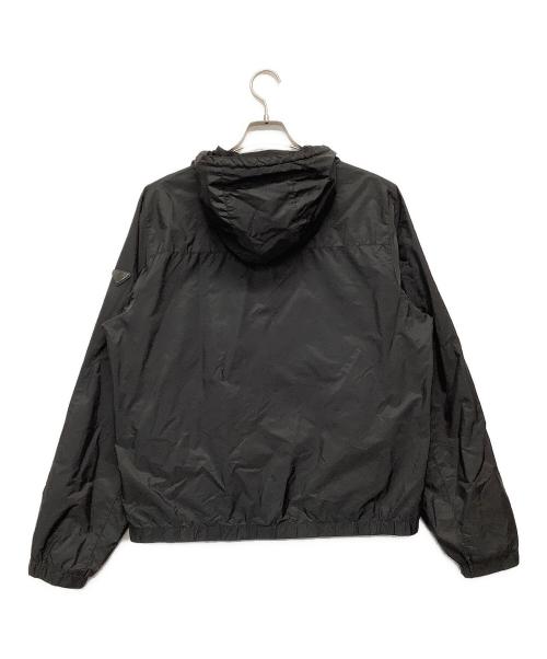PRADA（プラダ）PRADA (プラダ) ジップアップパーカー ブラック サイズ:Lの古着・服飾アイテム