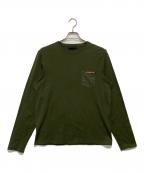 PRADAプラダ）の古着「長袖カットソー」｜オリーブ