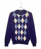 PRADAプラダ）の古着「薄手ニット」｜ブルー×ホワイト