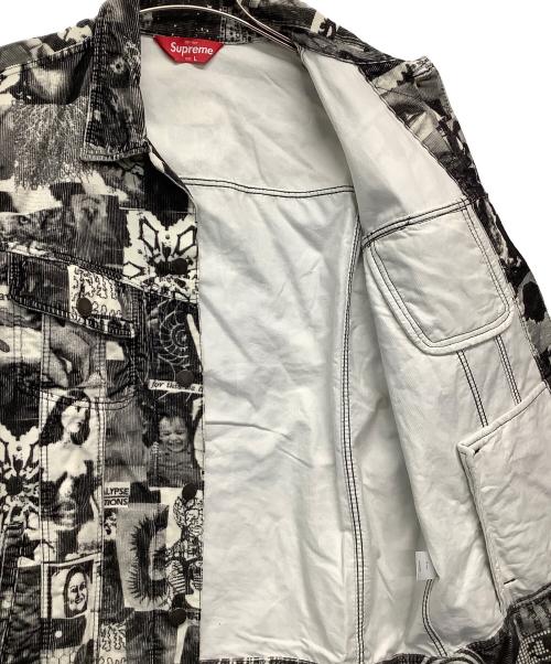 SUPREME（シュプリーム）SUPREME (シュプリーム) vibrations corduroy trucker jacket グレー サイズ:Lの古着・服飾アイテム