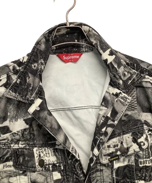 SUPREME（シュプリーム）SUPREME (シュプリーム) vibrations corduroy trucker jacket グレー サイズ:Lの古着・服飾アイテム