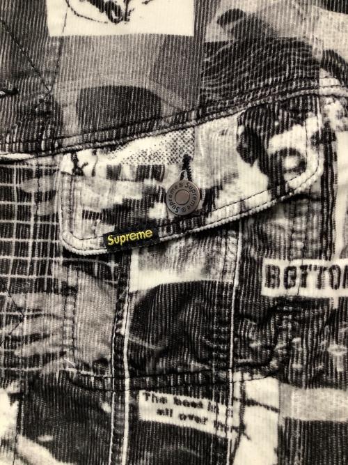 SUPREME（シュプリーム）SUPREME (シュプリーム) vibrations corduroy trucker jacket グレー サイズ:Lの古着・服飾アイテム