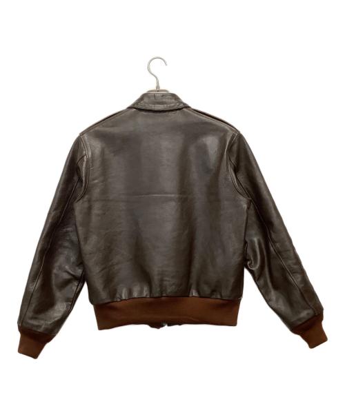 ROUGH WEAR CLOTHING（ROUGH WEAR CLOTHING）ROUGH WEAR CLOTHING (ROUGH WEAR CLOTHING) TOYS McCOY PRODUCT (トイズマッコイ) レザージャケット ブラウン サイズ:38の古着・服飾アイテム