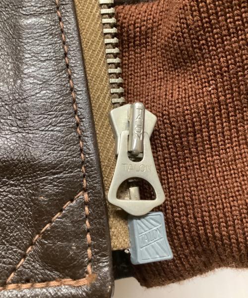 ROUGH WEAR CLOTHING（ROUGH WEAR CLOTHING）ROUGH WEAR CLOTHING (ROUGH WEAR CLOTHING) TOYS McCOY PRODUCT (トイズマッコイ) レザージャケット ブラウン サイズ:38の古着・服飾アイテム