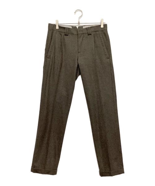 BRUNELLO CUCINELLI（ブルネロクチネリ）BRUNELLO CUCINELLI (ブルネロクチネリ) ウールスラックス ブラウン サイズ:Mの古着・服飾アイテム