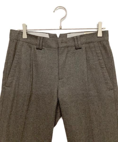 BRUNELLO CUCINELLI（ブルネロクチネリ）BRUNELLO CUCINELLI (ブルネロクチネリ) ウールスラックス ブラウン サイズ:Mの古着・服飾アイテム