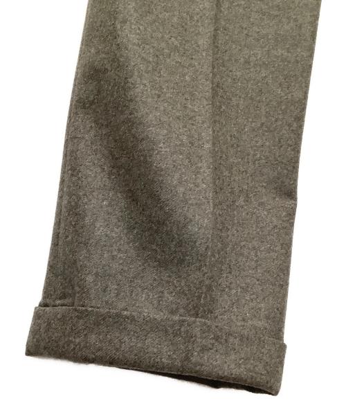 BRUNELLO CUCINELLI（ブルネロクチネリ）BRUNELLO CUCINELLI (ブルネロクチネリ) ウールスラックス ブラウン サイズ:Mの古着・服飾アイテム