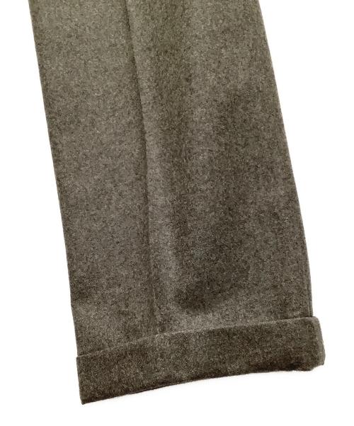 BRUNELLO CUCINELLI（ブルネロクチネリ）BRUNELLO CUCINELLI (ブルネロクチネリ) ウールスラックス ブラウン サイズ:Mの古着・服飾アイテム