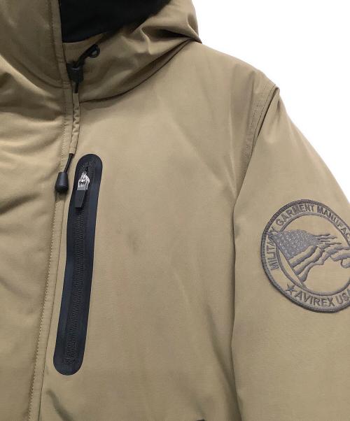 AVIREX（アヴィレックス）AVIREX (アヴィレックス) ダウンジャケット カーキ サイズ:Fの古着・服飾アイテム