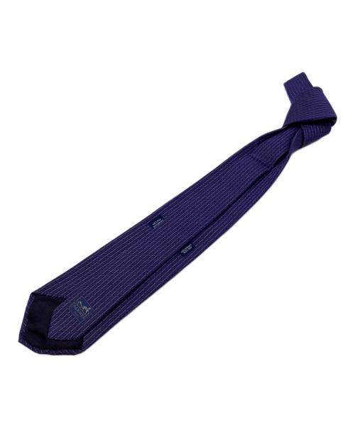 HERMES（エルメス）HERMES (エルメス) ネクタイ ブルー×パープル サイズ:全長　150cmの古着・服飾アイテム