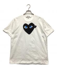PLAY COMME des GARCONS（プレイコムデギャルソン）の古着「半袖カットソー」｜ホワイト