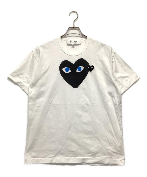 PLAY COMME des GARCONS（プレイコムデギャルソン）PLAY COMME des GARCONS (プレイコムデギャルソン) 半袖カットソー ホワイト サイズ:XXLの古着・服飾アイテム