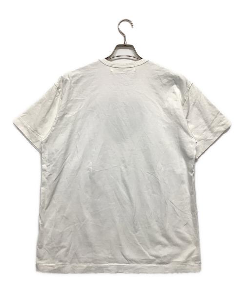 PLAY COMME des GARCONS（プレイコムデギャルソン）PLAY COMME des GARCONS (プレイコムデギャルソン) 半袖カットソー ホワイト サイズ:XXLの古着・服飾アイテム