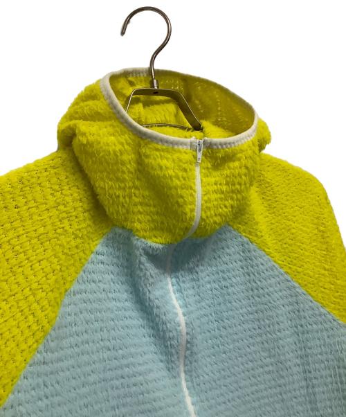 senchi designs（センチデザイン）senchi designs (センチデザイン) ERLIN HOODIE スカイブルー×イエロー サイズ:Mの古着・服飾アイテム