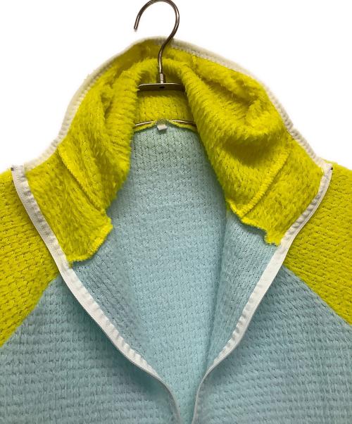 senchi designs（センチデザイン）senchi designs (センチデザイン) ERLIN HOODIE スカイブルー×イエロー サイズ:Mの古着・服飾アイテム