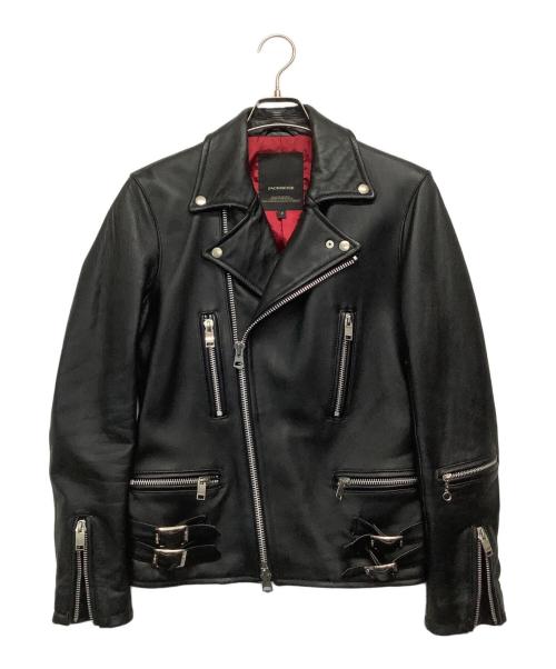 JACKROSE（ジャックローズ）JACKROSE (ジャックローズ) ライダースジャケット ブラック サイズ:3の古着・服飾アイテム