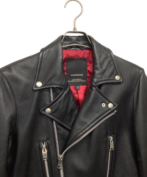 JACKROSE（ジャックローズ）JACKROSE (ジャックローズ) ライダースジャケット ブラック サイズ:3の古着・服飾アイテム