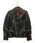 JACKROSE（ジャックローズ）の古着「ライダースジャケット」｜ブラック
