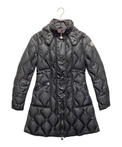 MONCLER（モンクレール）MONCLER (モンクレール) LONキルティングダウンコート ブラック サイズ:00の古着・服飾アイテム