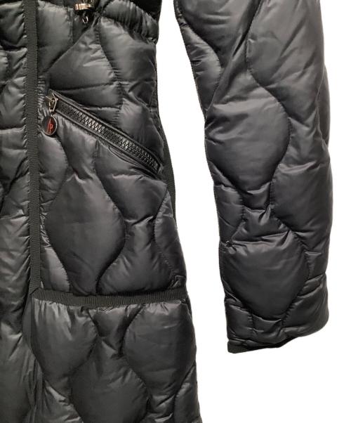 MONCLER（モンクレール）MONCLER (モンクレール) LONキルティングダウンコート ブラック サイズ:00の古着・服飾アイテム