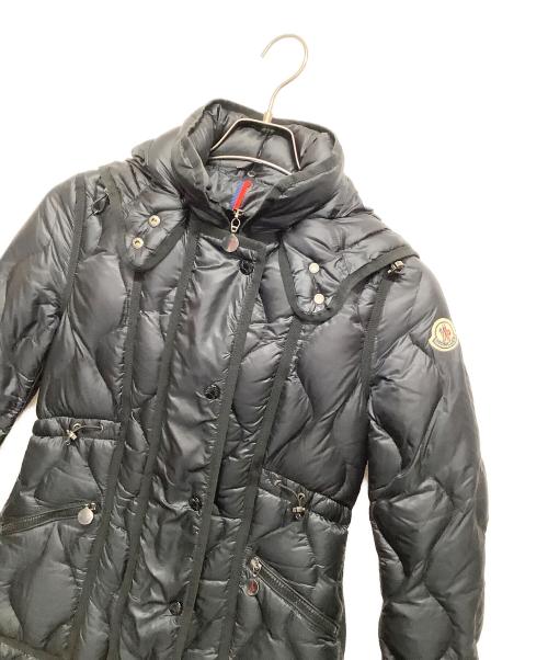 MONCLER（モンクレール）MONCLER (モンクレール) LONキルティングダウンコート ブラック サイズ:00の古着・服飾アイテム