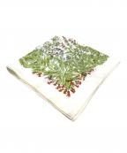 HERMESエルメス）の古着「シルクスカーフ」｜アイボリー×グリーン