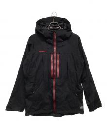 MAMMUT（マムート）の古着「フーデッドジャケット」｜ブラック