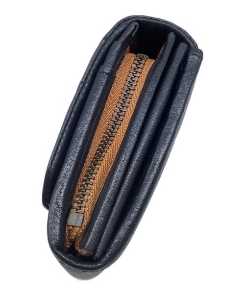 genten（ゲンテン）genten (ゲンテン) 長財布 ネイビー×グレーの古着・服飾アイテム